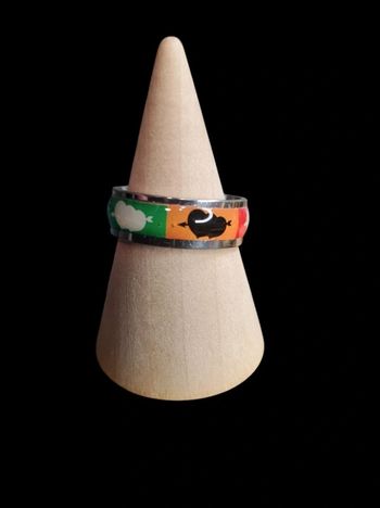 Bague cœurs enlacés