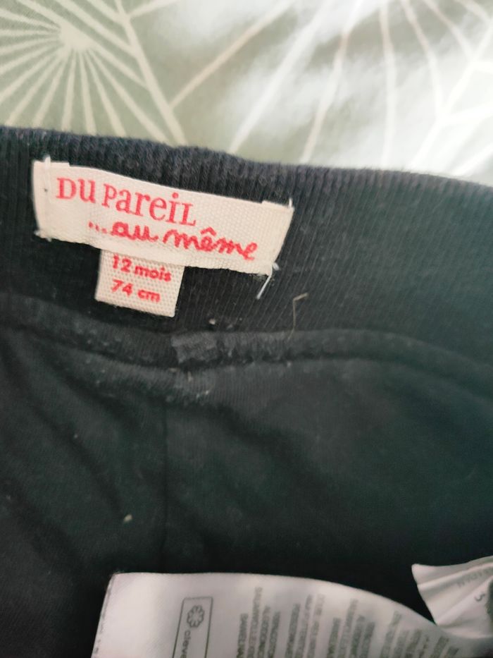 Pantalon chaud velours 12 mois - photo numéro 4