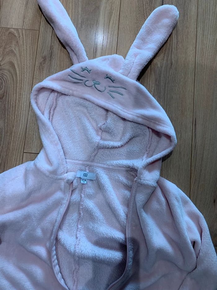 Combinaison pyjama lapin rose - photo numéro 2