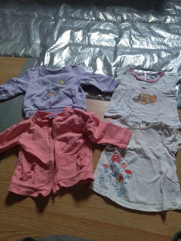 Lot haut fille 18 mois