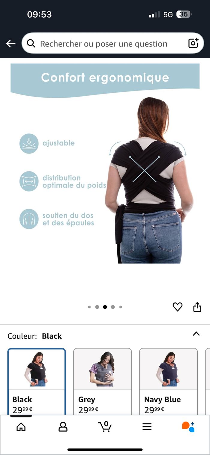 Écharpe de portage - photo numéro 2
