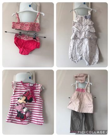 lot 5 pièces  pour fille de 18 mois