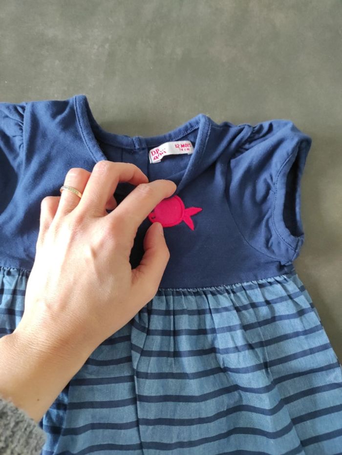 Robe bleu 12 mois - photo numéro 6