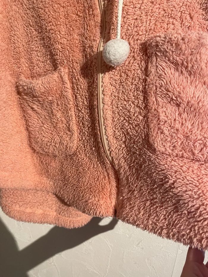 poncho rose en pilou - photo numéro 6