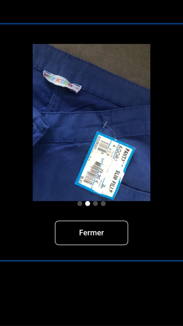 Pantalon slykids  14 ans neuf - photo numéro 2