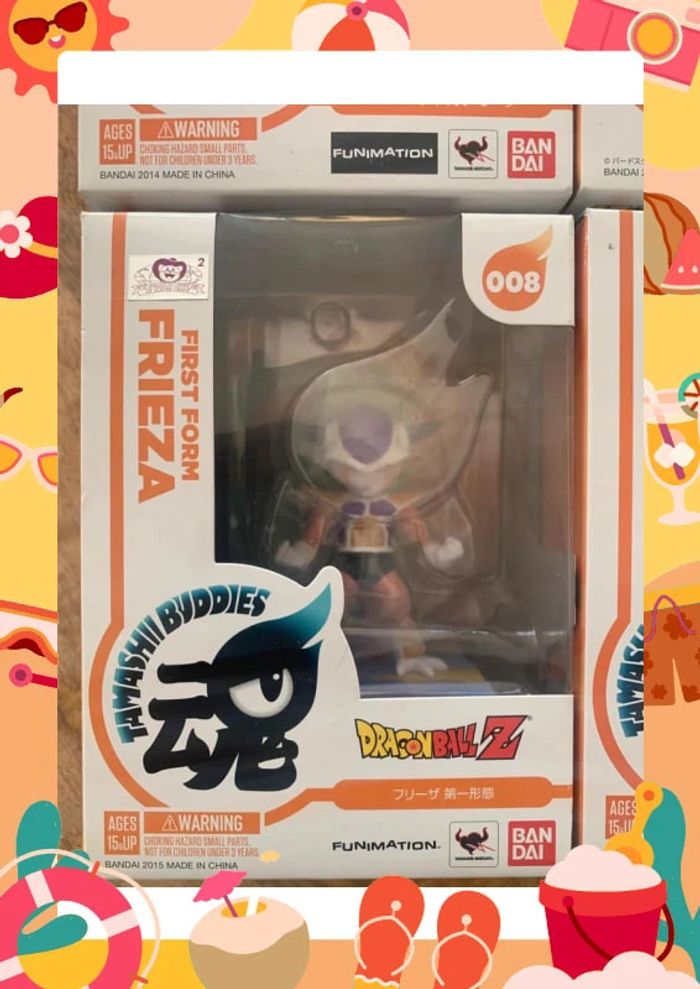 Lot figurines dragon ball tamashi buddies diorama trunks vegeta freezer Frieza - photo numéro 3