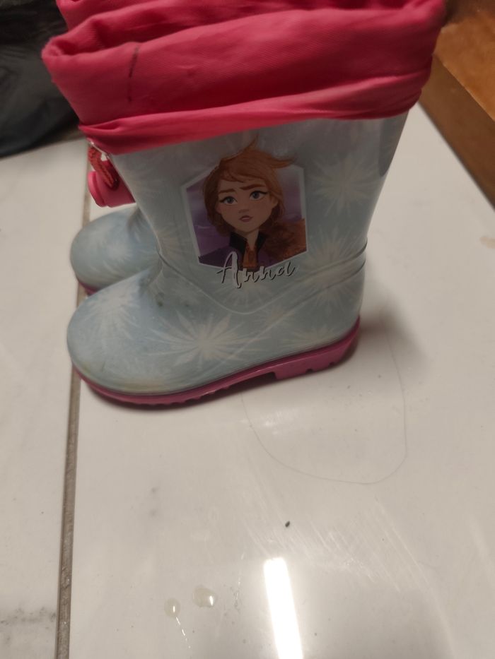 Bottes en caoutchouc 'la reine des neiges' - photo numéro 2