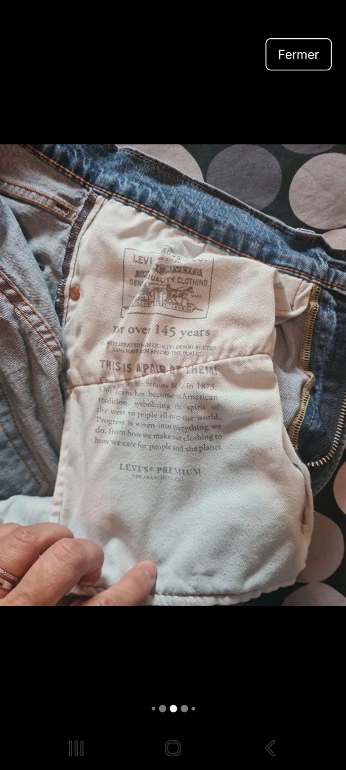 2 Jean levis prix lot 30 euros - photo numéro 4