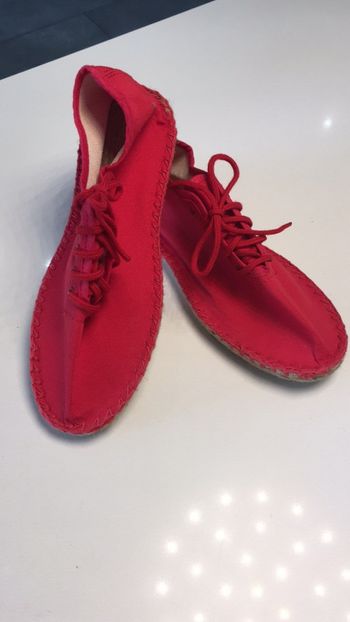 Espadrilles à lacets