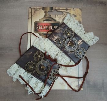 Bracelets manchettes steampunk