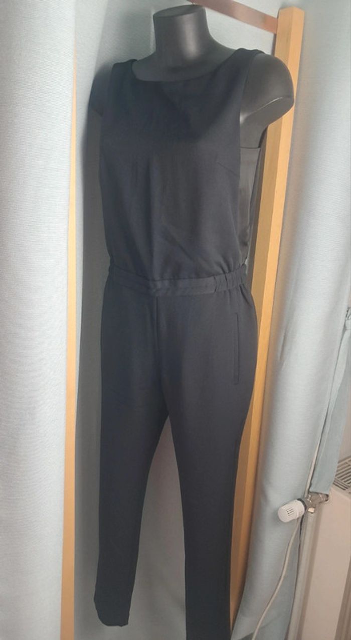 Comptoir des cotonniers combinaison pantalon noir classe et habillée T.36 - photo numéro 5