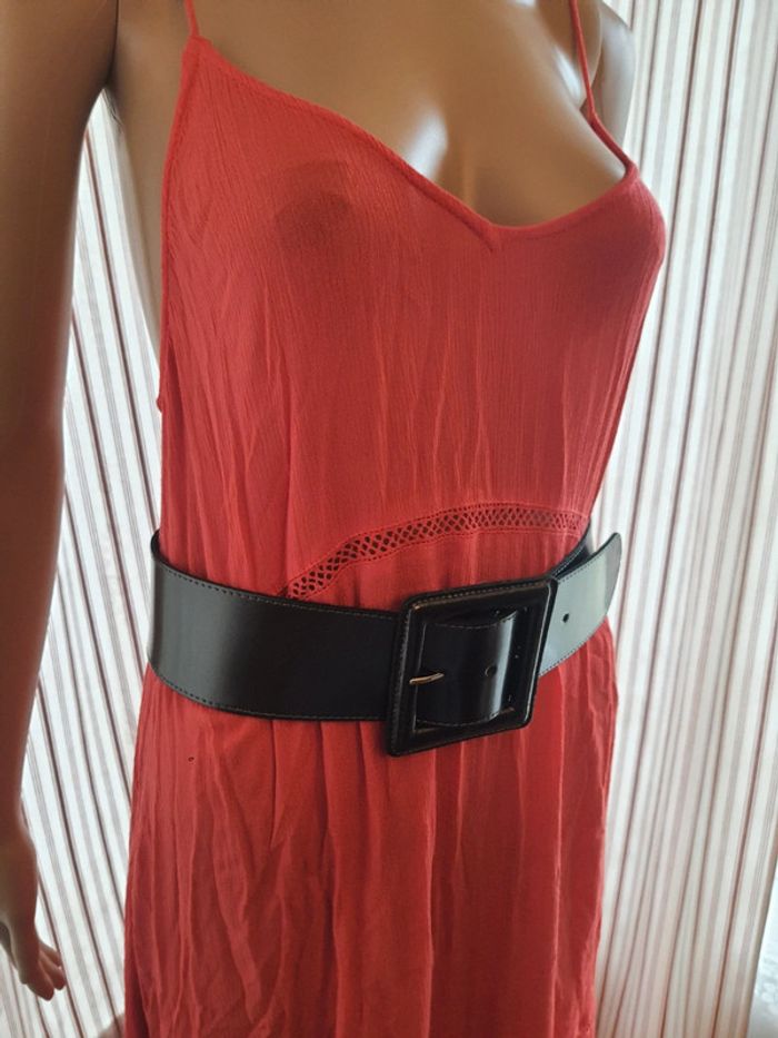Ceinture noir brillant 1906 by Blue Star 85cm - photo numéro 3