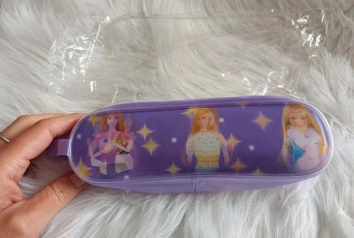 Trousse scolaire barbie violette - photo numéro 4