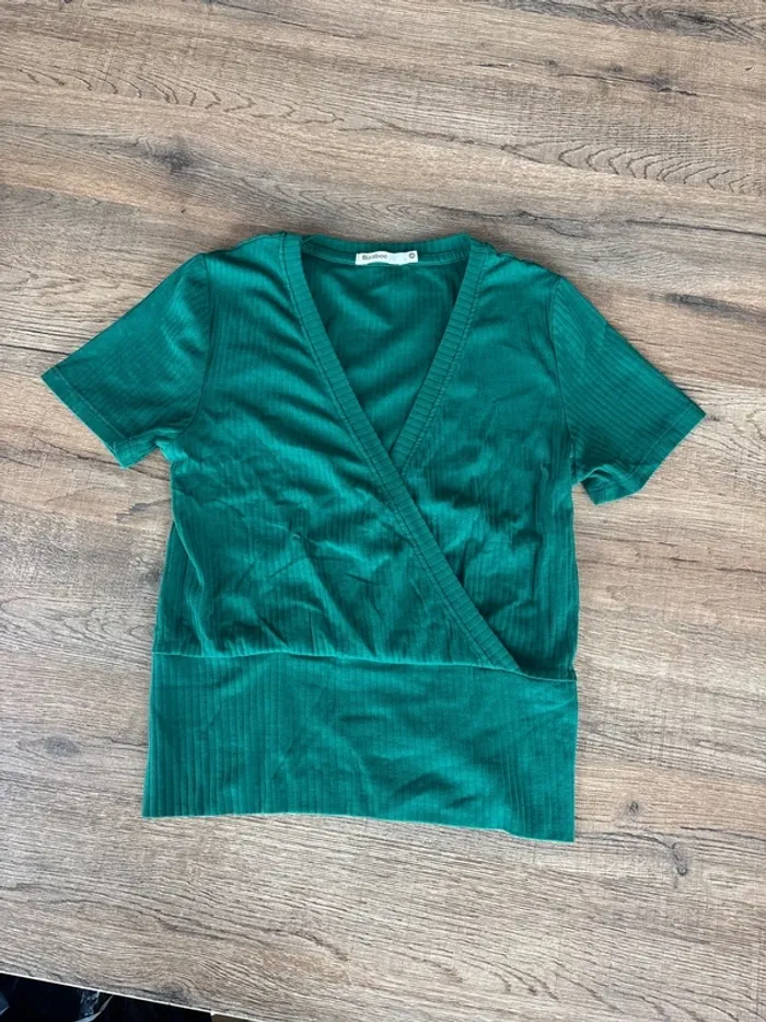 T shirt vert bizzbee