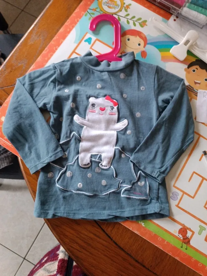 Sous-pull bleu glacier DPAM 18M - photo numéro 3