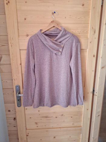 Pull col avec boutons