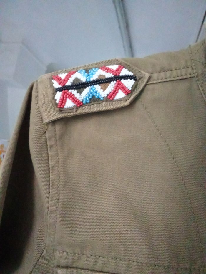 Veste de femme Bershka taille  M.couleur kaki - photo numéro 9