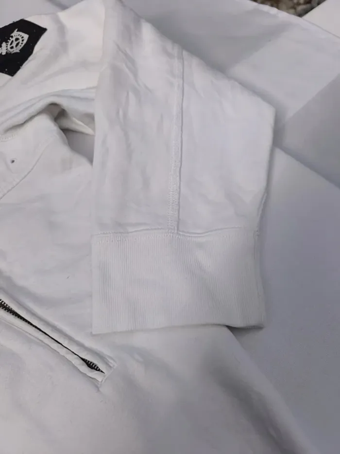 Veste pull épaisse Ralph Lauren homme taille L blanche épaisse excellent état - photo numéro 7