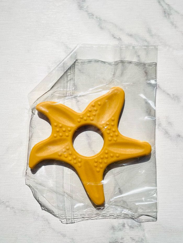 Anneaux de dentition bébé silicone étoile 🌟 - photo numéro 2