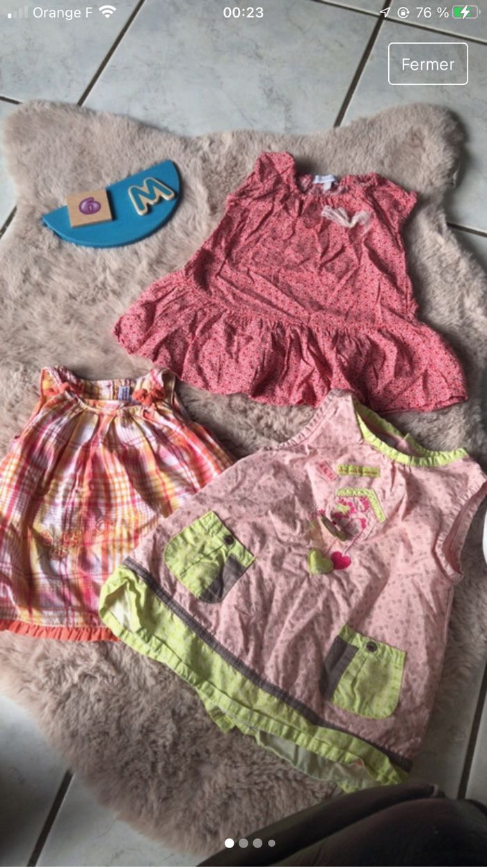 Lot robes fille 6mois - photo numéro 5