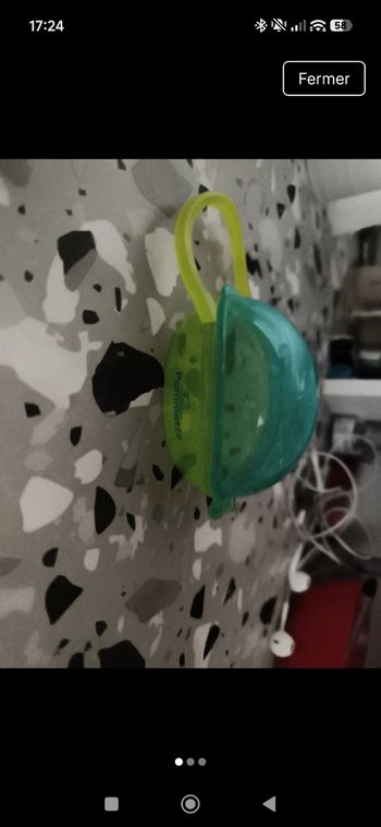 Boite pour tétine/sucette bebe