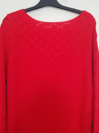 Robe pull rouge 
