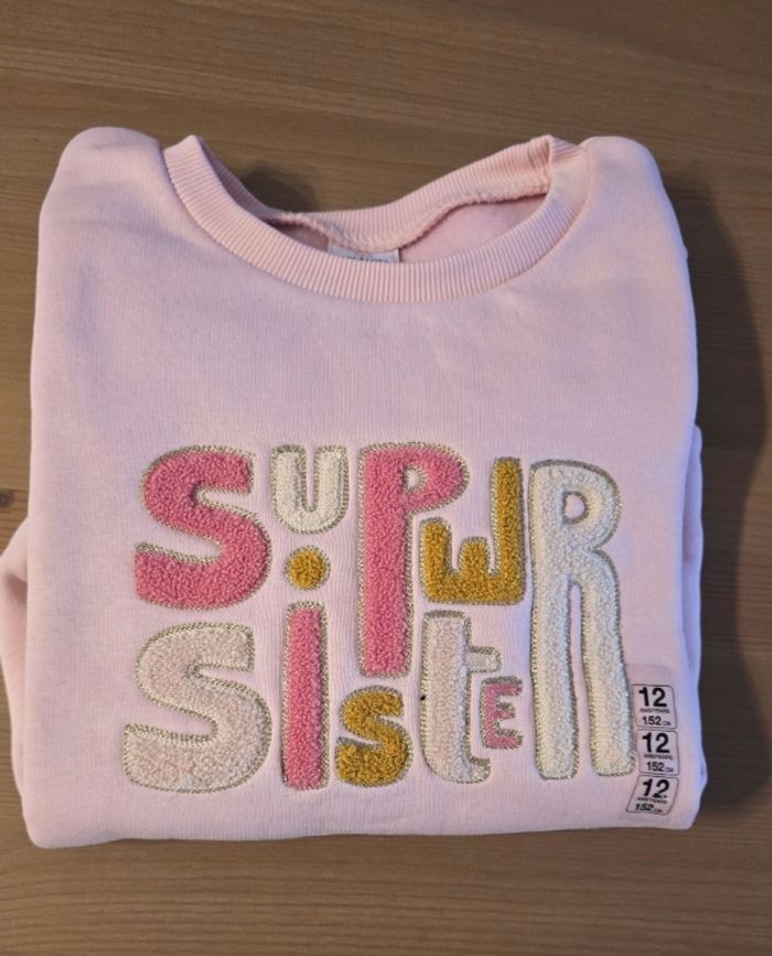 Neuf (non porté) sweat molleton 12 ans fille