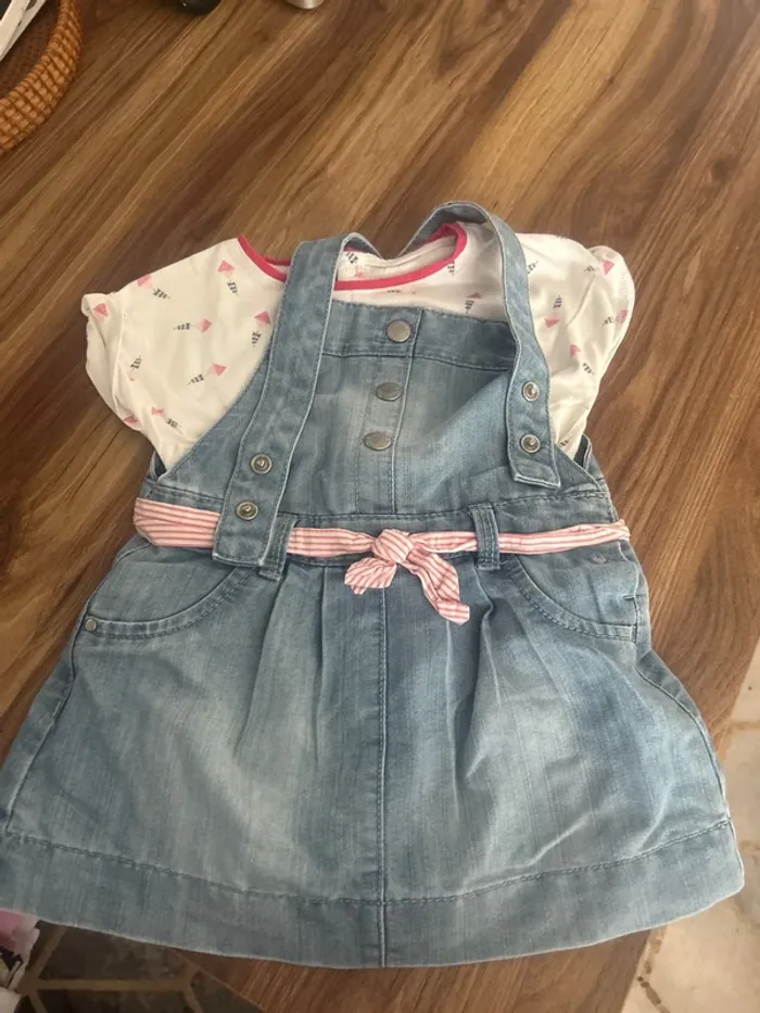 Ensemble bébé fille 18 mois Obaibi