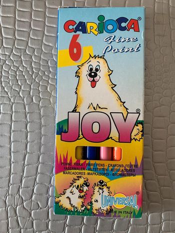 6 Crayons Feutre Carioca - Fine pointe