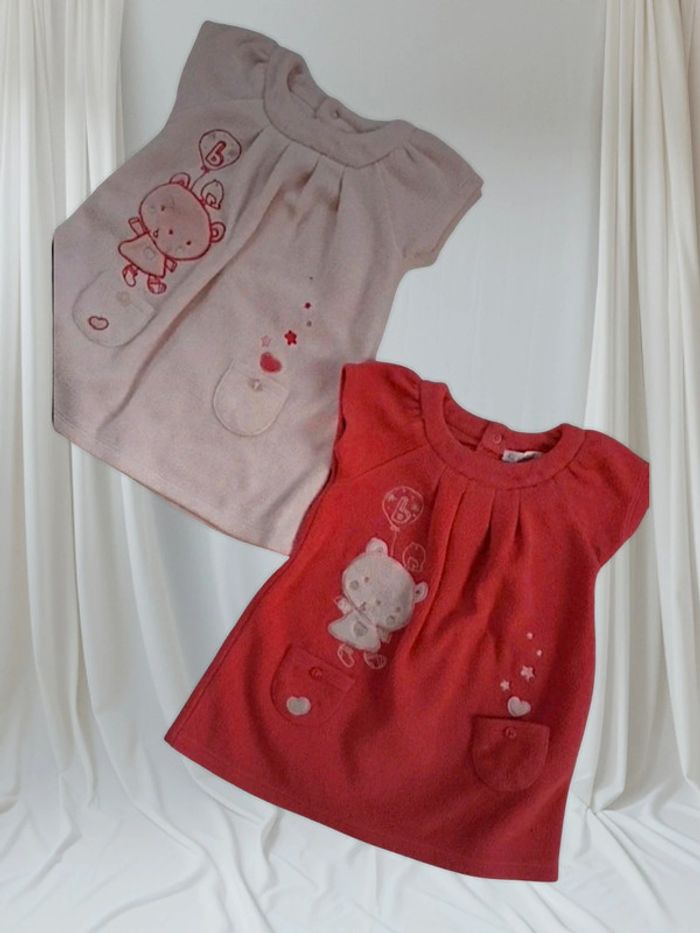 Lot 2 robes polaire hiver chaud 🩷 - photo numéro 1