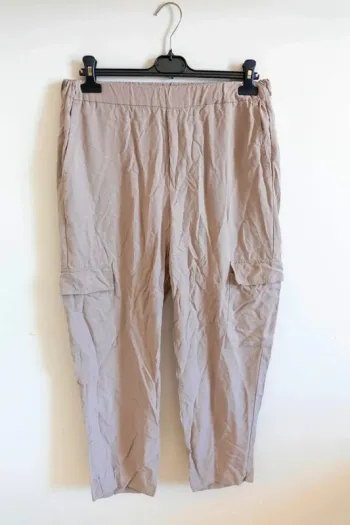 C47 pantalon gris Mango L