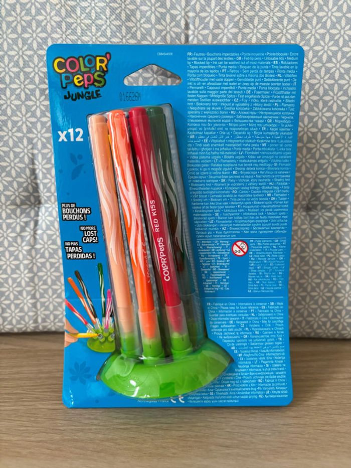 Pack de 12 Feutres Jungle Innovation "Color Pep's" - photo numéro 2
