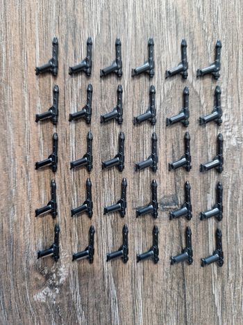 Lot d'armes blasteur mitraillette type lego pour clones / stormtrooper militaires star wars