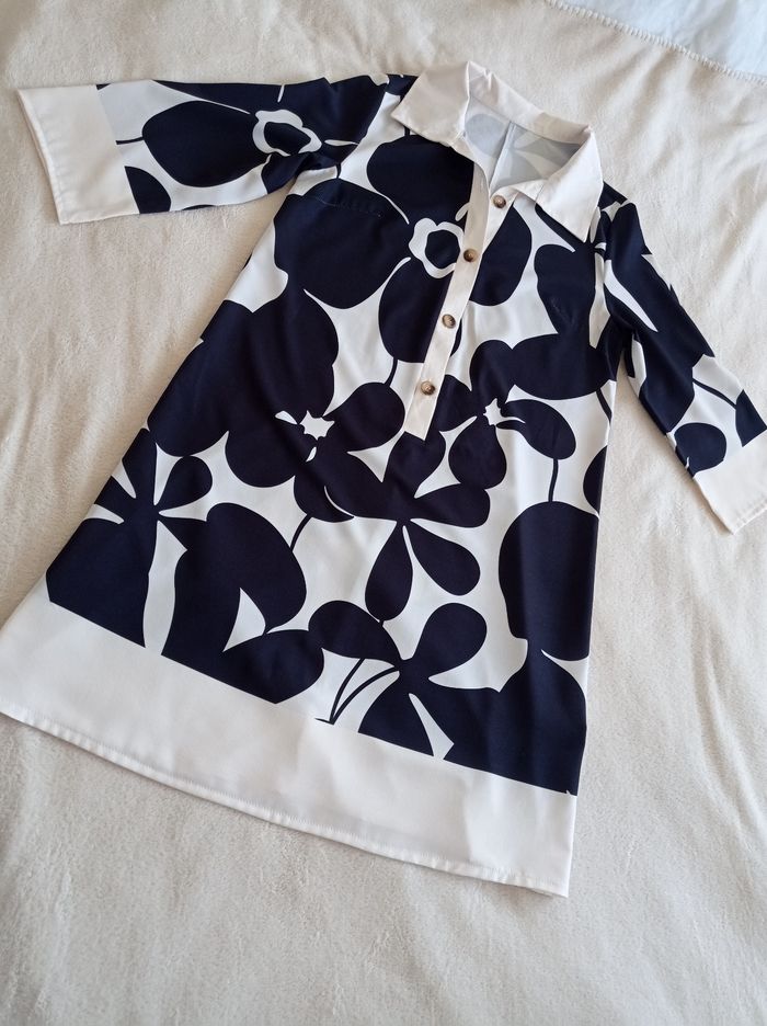 Robe ample manches 3quart 36 - photo numéro 5