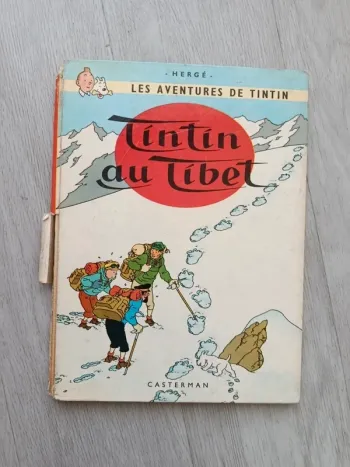 Bande dessinée tintin au tibet