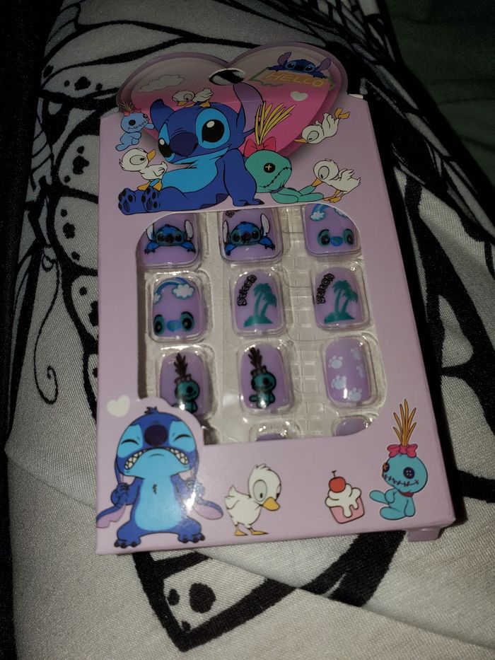 Stickers d'ongles stitch et lilo