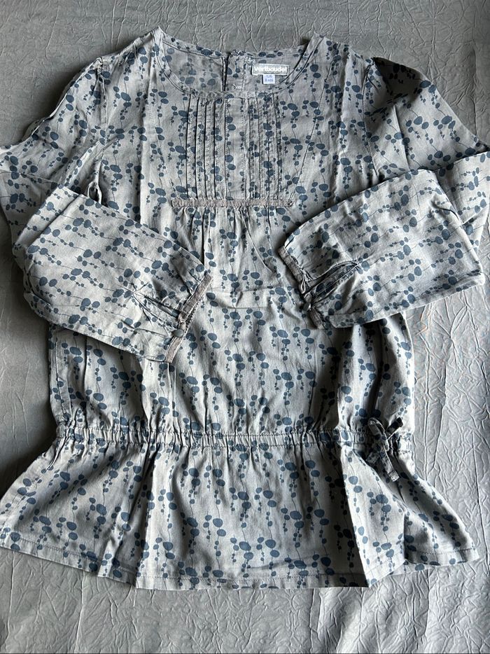 Lot de 2 chemises blouses mi-saison fille - photo numéro 2