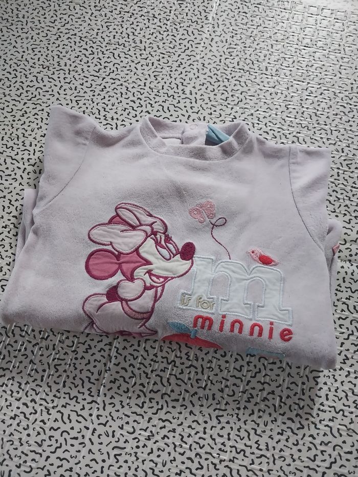 Pyjama Disney Baby Minnie 18 mois – velours doux - photo numéro 7