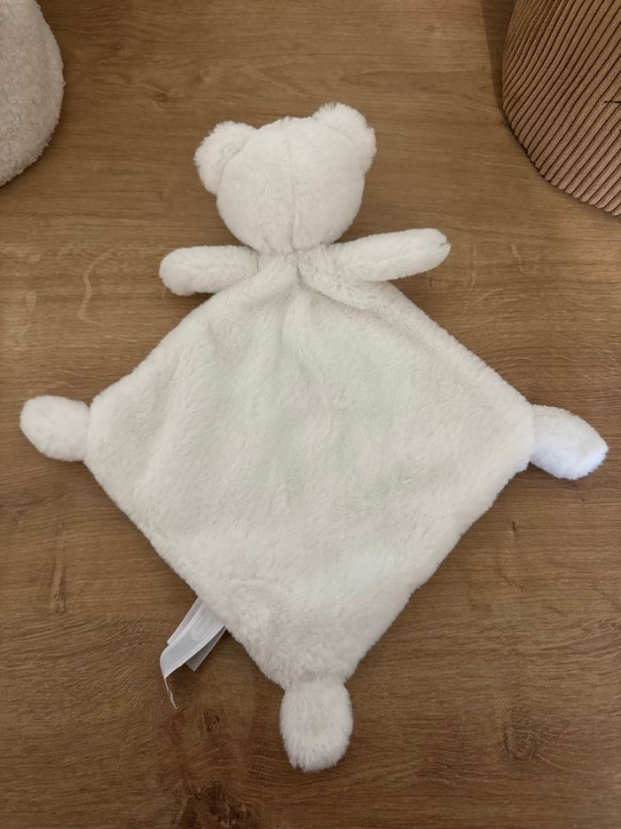 Doudou plat pour bébé - idéal en cadeau de naissance - photo numéro 6