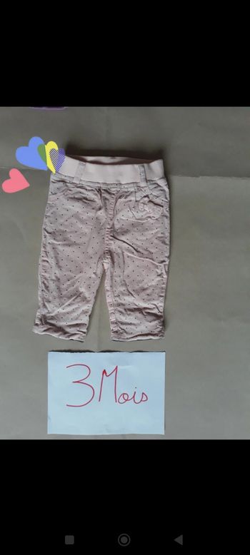 Pantalon 3 mois