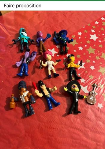 Lot de figurines brawl stars