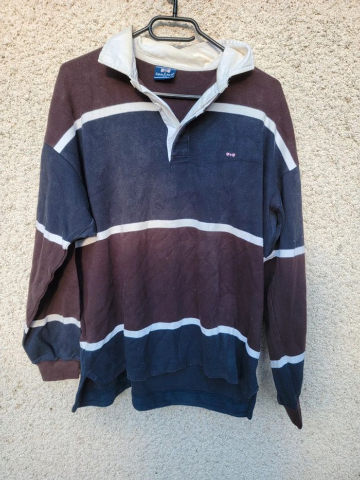 Polo manches longues Eden Park old money chic élégant vintage