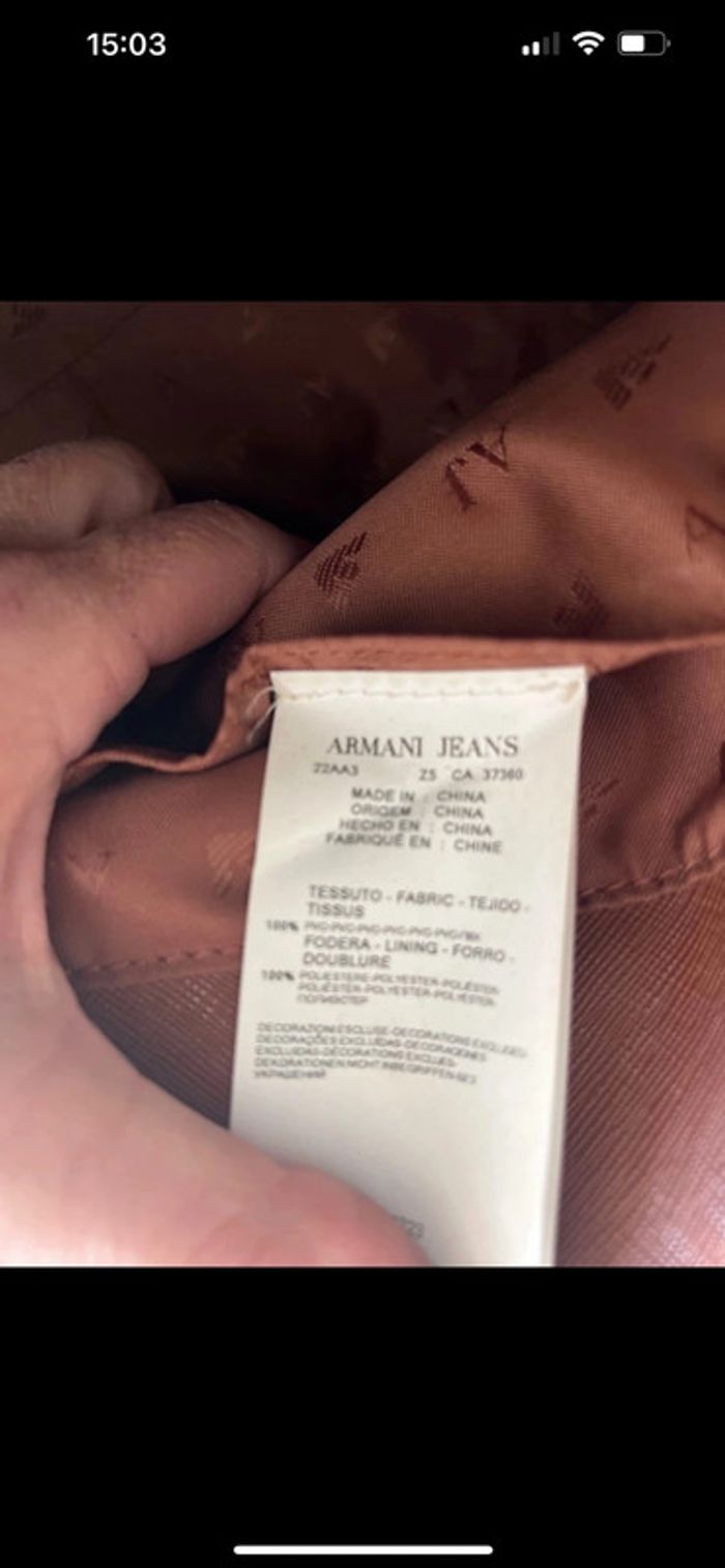 Sac à bandoulière armani femme - photo numéro 7