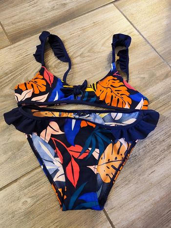 Maillot de bain deux pièces multicolore feuillage OVS Kids Taille 9-10 ans