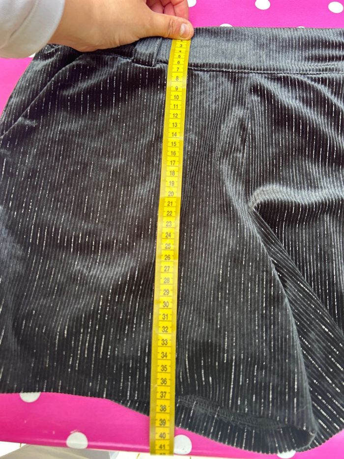 Short en velours côtelé et brillant - camaïeu taille L femme - photo numéro 12