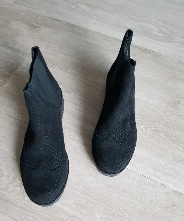 Bottine noires Liberto taille 36 neuves - photo numéro 3