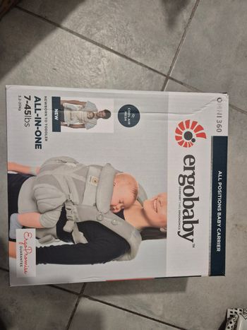 Porte-bébé Ergobaby Omni 360 Mesh Pearl Grey, Neuf