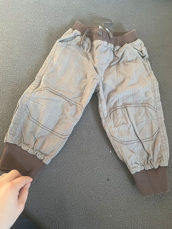 Pantalon garçon marron kimbaloo 12 mois - photo numéro 2