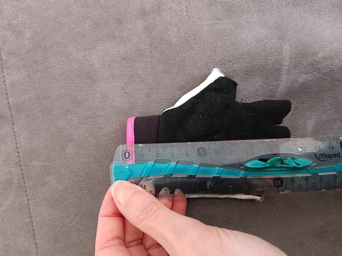 Gants blanc rose B TWIN taille 3 ans - photo numéro 6