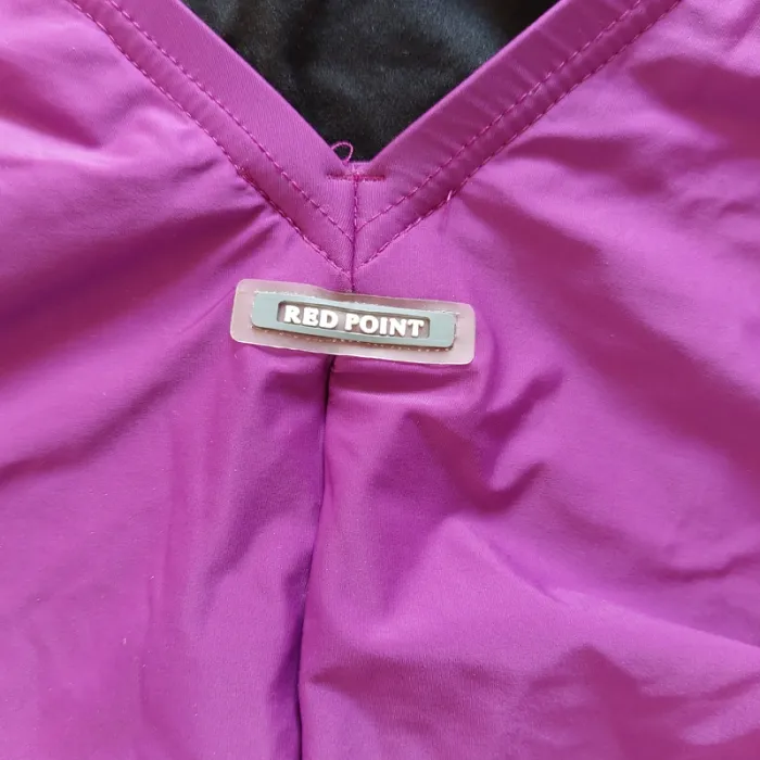 Maillot de bain 1 pièce Red point violet rembourré en haut taille 44 - photo numéro 3